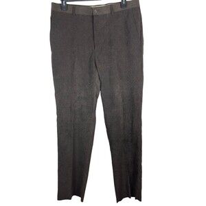 Men’s Nordstrom Linea Naturals Merlot Brown Corduroy Pants Size 36 Pants NWT